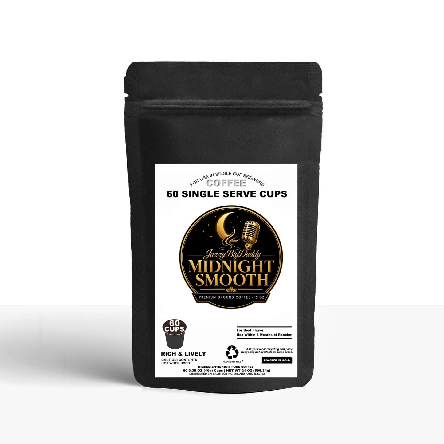 60 Pack Single Serve Coffee Capsules